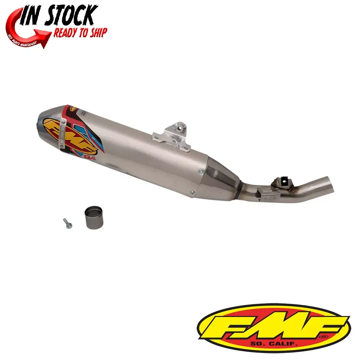FMF Q4 Hex Slip On Exhaust Honda CRF450X CRF 450X 2019-2022