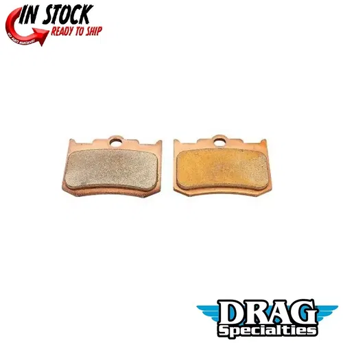 Drag Specialties Sintered Metal Caliper Brake Pads for Performance Machine