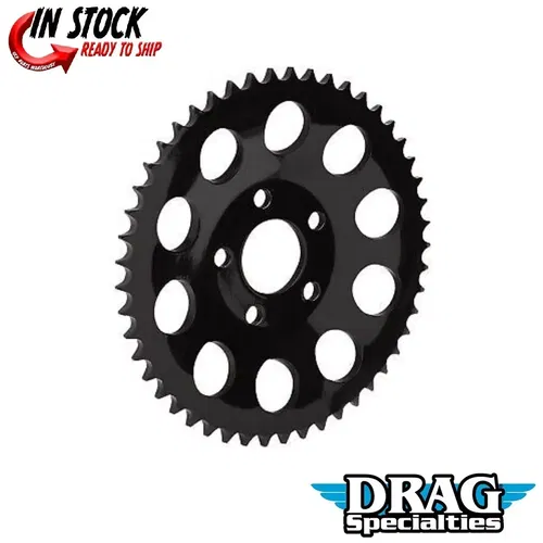 Drag Specialties 1210-1838 Black Rear Wheel Sprocket 49-Tooth