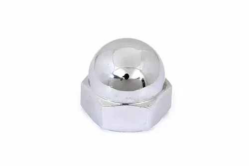 Chrome Acorn Stem Nut for Harley Davidson by V-Twin