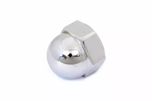 Chrome Acorn Stem Nut for Harley Davidson by V-Twin