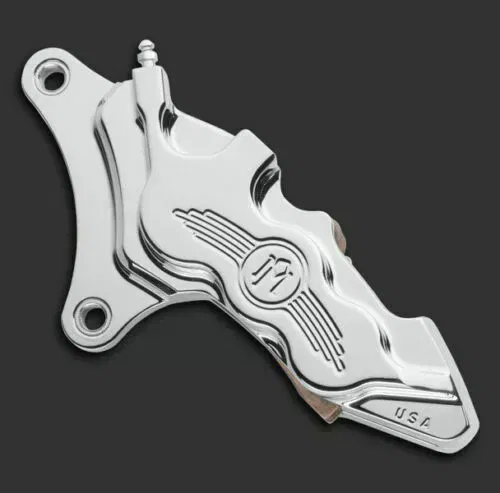 Performance Machine Front Left 6-Piston  Brake Caliper Harley 11.5 EVO Chrome