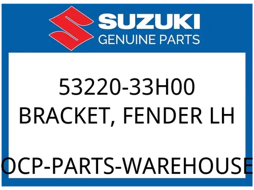 Suzuki OEM Part 53220-33H00 BRACKET, FENDER LH