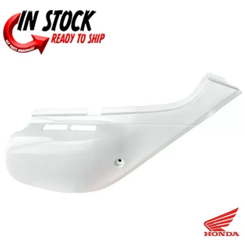HONDA RIGHT SIDE COVER NUMBER PLATE PANEL 1993 2024 XR650L OEM GENUINE WHITE