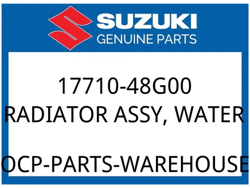 Suzuki OEM Part 17710-48G00 RADIATOR ASSY,WATER