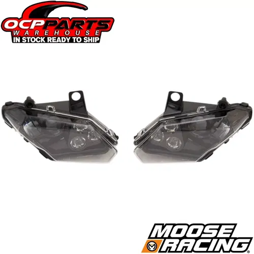 NEW MOOSE UTILITY LED HEADLIGHT KIT 2017 - 2019 CAN-AM MAVERICK X3 MODELS