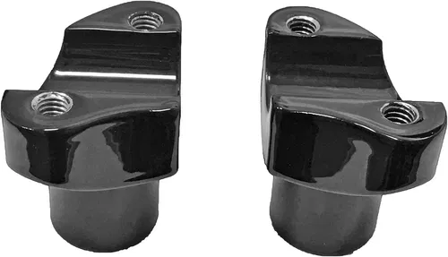 HARDDRIVE Forged Handlebar Riser 2" Black Straight  820-1327B