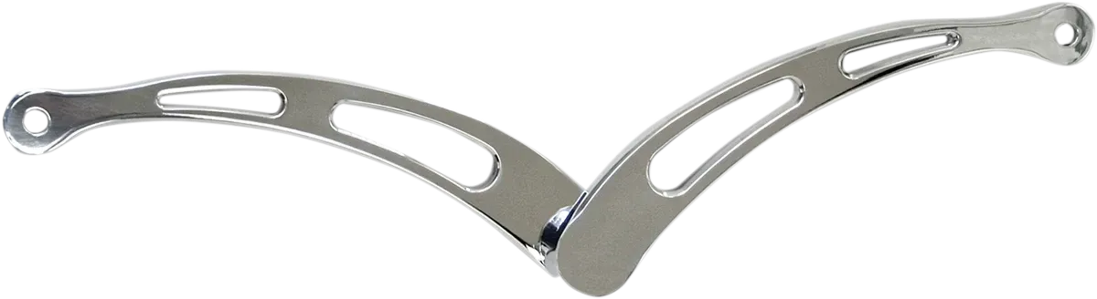 ACCUTRONIX Heel/Toe Shifter - Slotted - Chrome Fits FLHT-SC