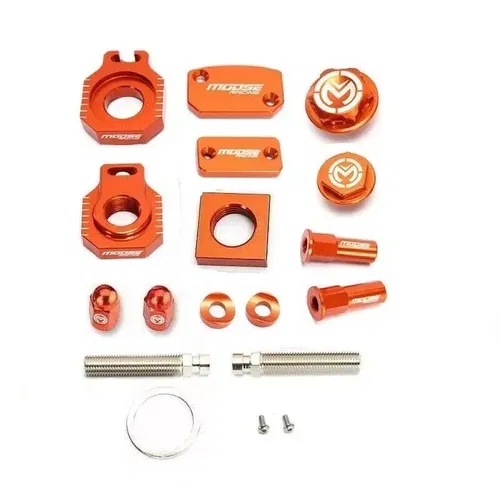 Moose Bling Pack Billet Aluminum Orange KTM 125SX 150SX 250SX 350SXF 450SXF 525E