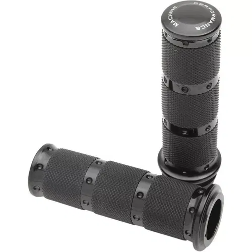 Performance Machine XLS Contour Grips '08-'17 Harley Throttle-by-Wire Black