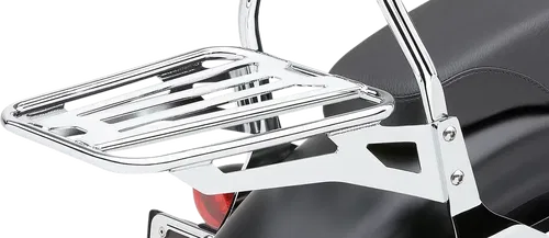 COBRA Sissy Bar Luggage Rack - Chrome - Tubular Fits 602-3500
