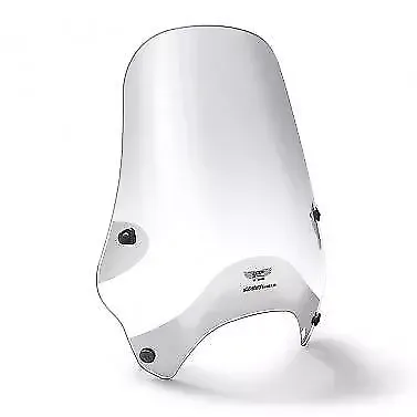 National Cycle Shield Windscreen Quickset Windscreen Clear U-Clamp 7/8"-1"