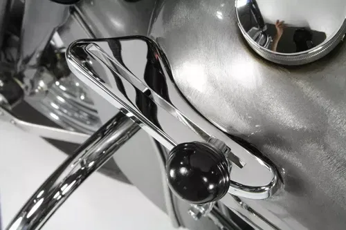 Chrome Tank Hand Shifter Control Kit for Harley Davidson by V-Twin