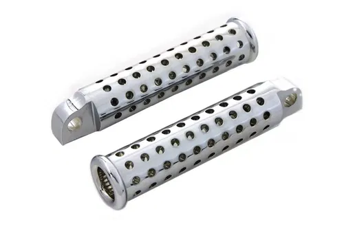 Chrome Silence Footpeg Set for Harley Davidson by V-Twin