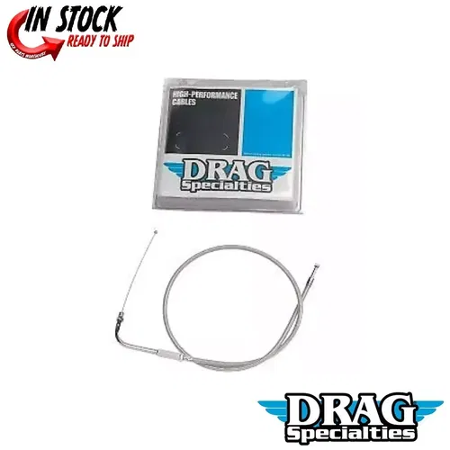 Drag Specialties 0650-0318 Stainless Braided Throttle Cable