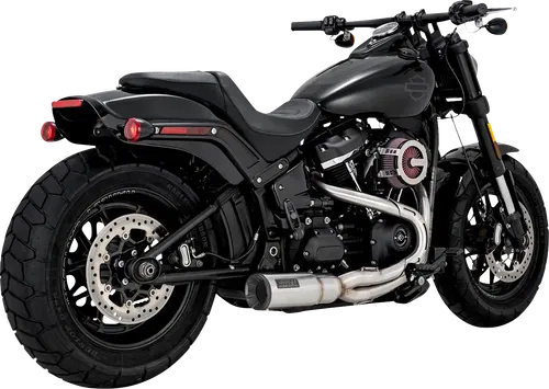 VANCE &amp; HINES Fits 2-into-1 Hi-Output Short Exhaust System - Stainless Steel