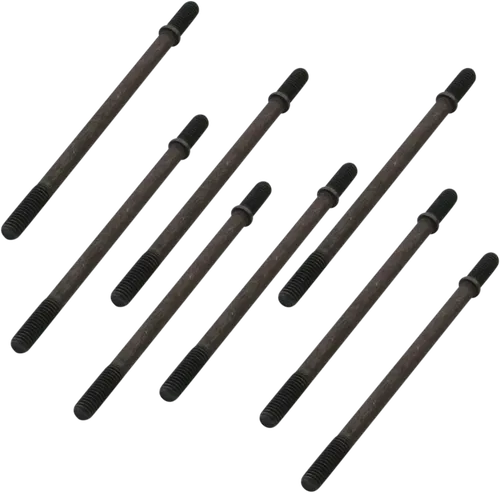 S&amp;S CYCLE Cylinder Studs - Fits 3/8-16 X 6.680" - 8 Pack - Evolution Big