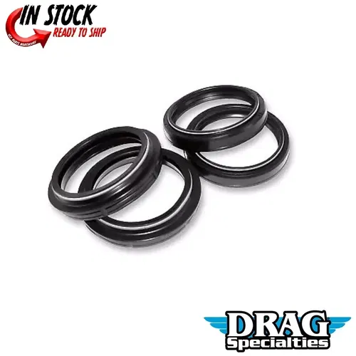 DRAG SPECIALTIES 0407-0343 Fork Seal/Dust Wiper Kit 41 mm x 54.4 mm x 12 mm