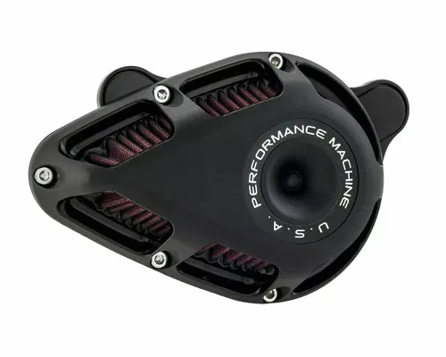 Performance Machine Ops Jet Stage 1 Air Cleaner Harley Sportster 91-15 Black