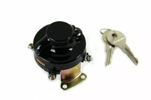 Black Ignition Switch with 5 Terminals for Harley Davidson by V-Twin  32-1304