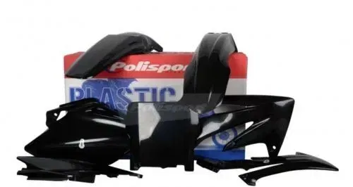 POLISPORT COMPLETE BLACK PLASTICK KIT  HONDA  2013 - 2018 CRF110