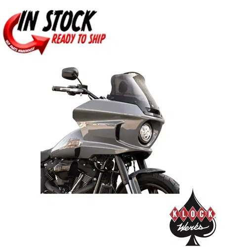 KLOCK WERKES FLARE WINDSHIELD BRONZE  8" 2022-24 SOFTAIL LOW RIDER ST FXLRST
