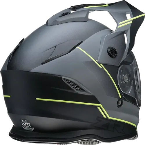 Z1R Range Snow Helmet - Bladestorm - Electric - Dual Pane - Gray/Black/Hi-Viz