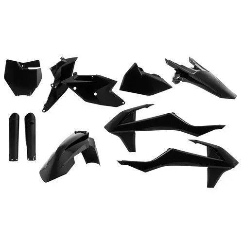 Acerbis Complete Full Plastic Kit Black For KTM SX 125 - 450 XC-F 2016-2018