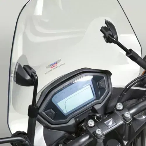 National Cycle Deflector Screen Windshield QuickSet Clear 1" N25042