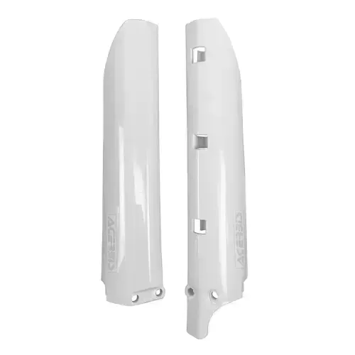 Acerbis White Fork Cover Guards For Yamaha YZ 80 93-01, Y Z85 02-17 2404730002