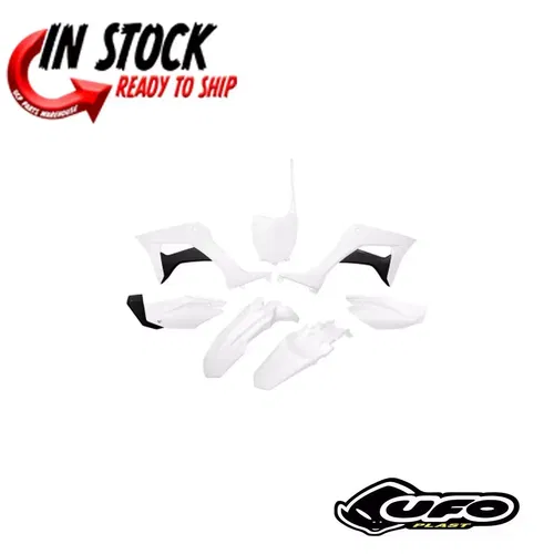 UFO FULL BODY REPLACEMENT FENDER KIT HONDA 2019-2024 CRF110F WHITE HOKIT124-041