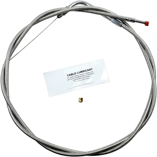 BARNETT Stainless Steel Throttle Cable - Fits +12" 102-30-30009-12