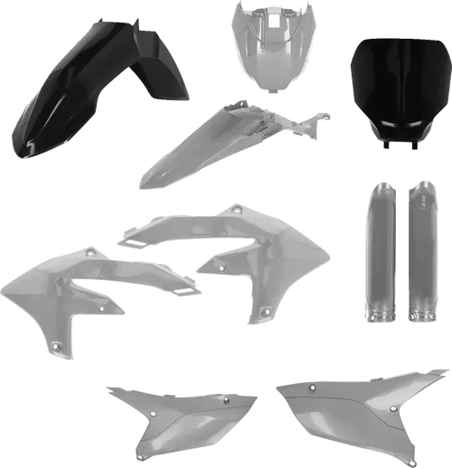 ACERBIS Full Fits Replacement Body Kit - Black/Gray 2979591001