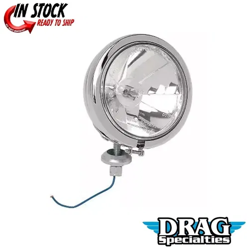 Drag Specialties 2001-0101 Chrome 4-1/2" Diamond Style Spotlight Sold Each