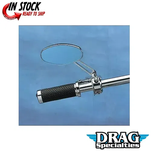 Drag Specialties Arlen Ness Chrome Stealth I Blue Mirror for Harley (SOLD EACH)