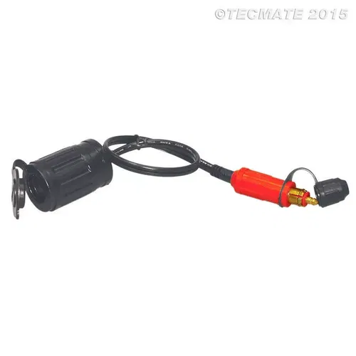 TecMate OptiMate Cigarette Lighter Socket to BIKE/DIN Plug Adapter O16