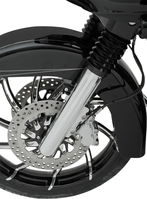 ARLEN NESS Fork Legs - Chrome - Deep Cut - Dual Disc Fits 40-502