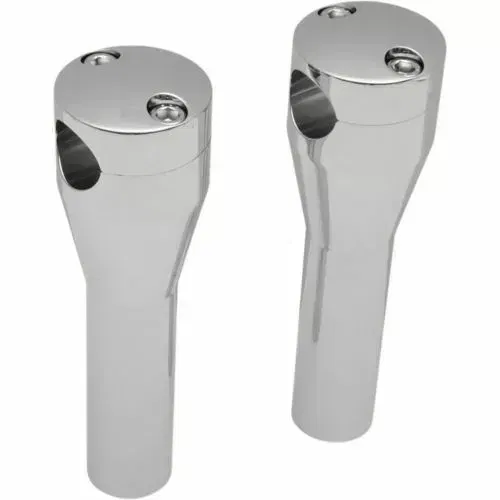 Drag Specialties 6" Chrome Socket-Head Handlebar Riser Kit 1" Bars on Harleys