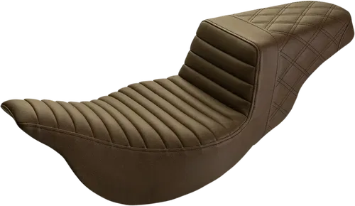 SADDLEMEN Step-Up Fits Seat - Extended Reach - Front Tuck-n-Roll/Rear Lattice