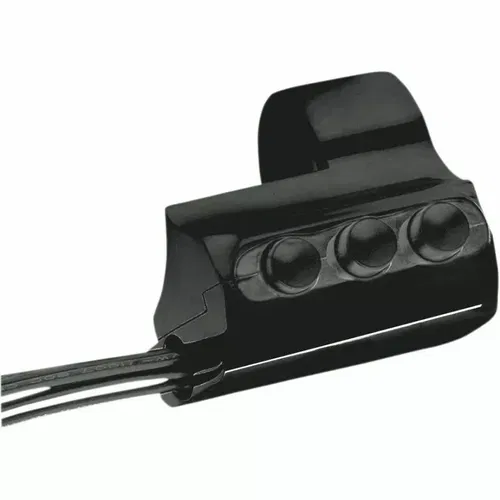 Performance Machine PM 3 Button Right Side Switch Housing Harley Custom Black
