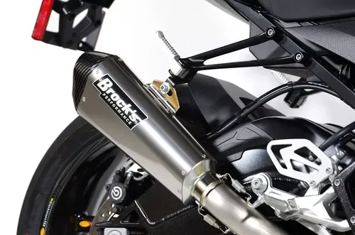 BROCKS PERFORMANCE CT SINGLE FULL EXHAUST SYSTEM 16" MUFFLER BMW 2017-20 S1000R