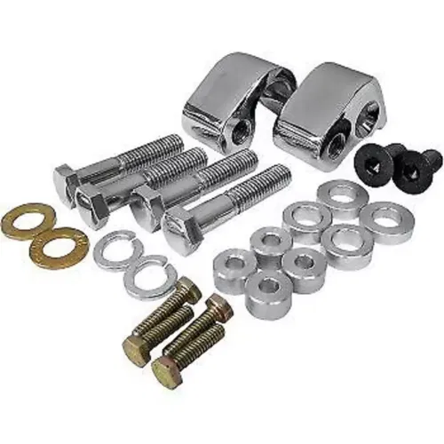 LA CHOPPERS LA-7590-00 Chrome Rear Lowering Kit for 02-16 FLHR/FLHT/FLTR