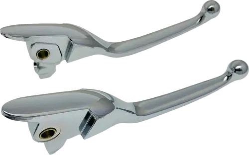 DRAG SPECIALTIES Lever Set - Narrow - Chrome H07-0595N