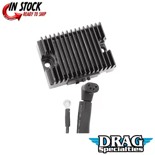 Drag Specialties 2112-0780 Black Solid-State Regulator for 70-75 Big Twin