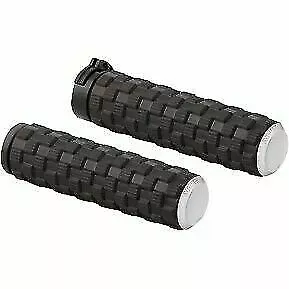 Arlen Ness Chrome Air Trax Hand Grips for Harley Cable Op Throttle  0630-2600