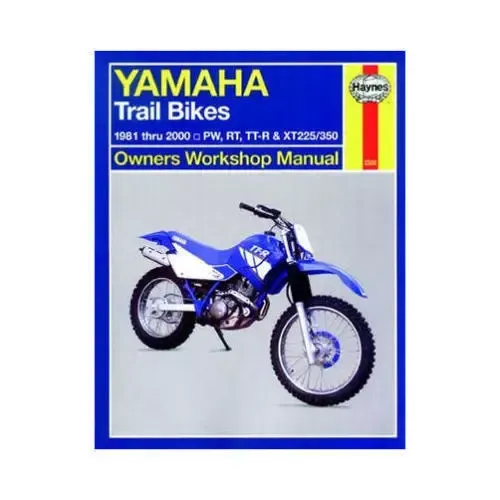 Haynes Motorcycle Repair Manual for Yamaha Trail Bikes 1981-2000 All