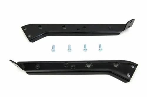 Black Saddlebag Guard Kit Brackets for Harley Davidson by V-Twin