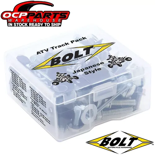 NEW BOLT MOTORCYCLE HARDWARE JAPANESE STYLE HARDWARE TRACK REPLACEMENT PACK