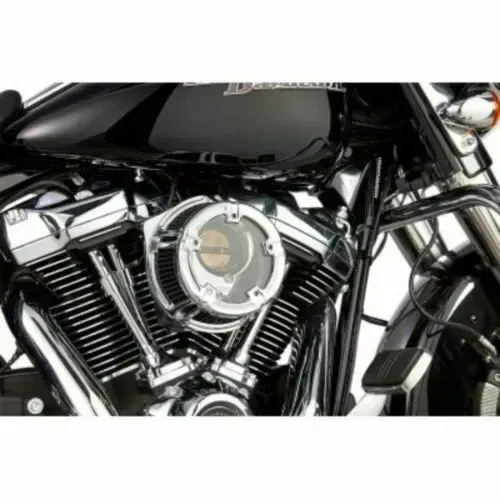 Arlen Ness Method Clear Air Cleaner Chrome for Harley M8 Touring & Softail