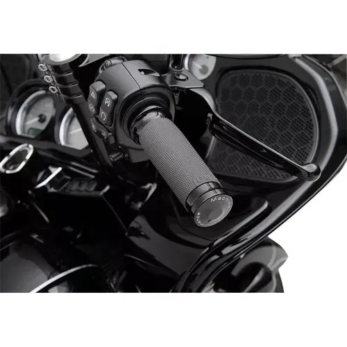 Performance Machine Contour Renthal Grips '08-'20 Harley Throttle-by-Wire Black